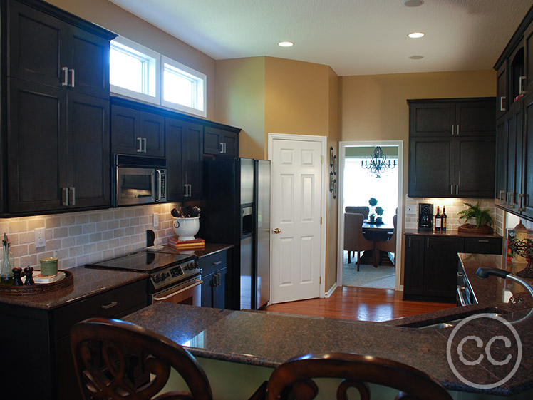 Kitchen painted with Classic Cupboards Paint. Visit www.classiccupboardspaint.com for more details.