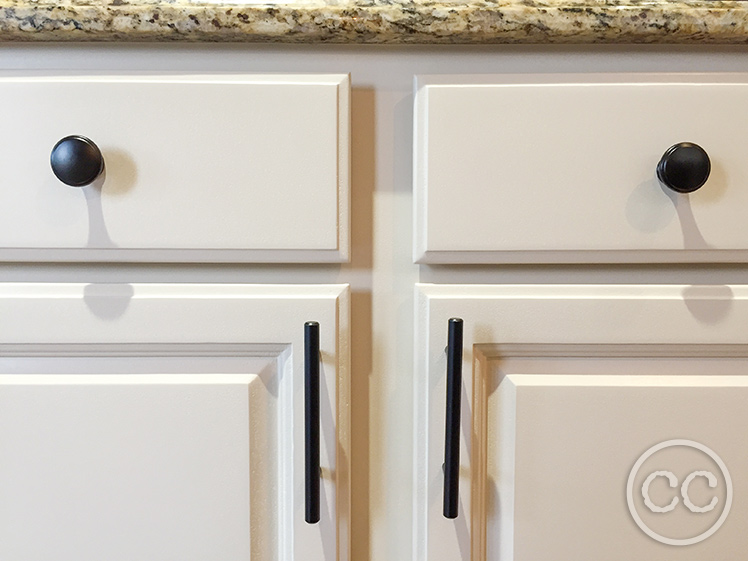 Kitchen painted with Classic Cupboards Paint. Visit www.classiccupboardspaint.com for more details.