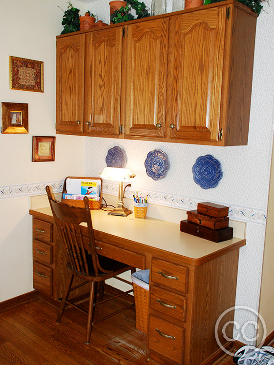 Kitchen painted with Classic Cupboards Paint. Visit www.classiccupboardspaint.com for more details.