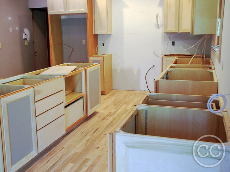 Kitchen painted with Classic Cupboards Paint. Visit www.classiccupboardspaint.com for more details.