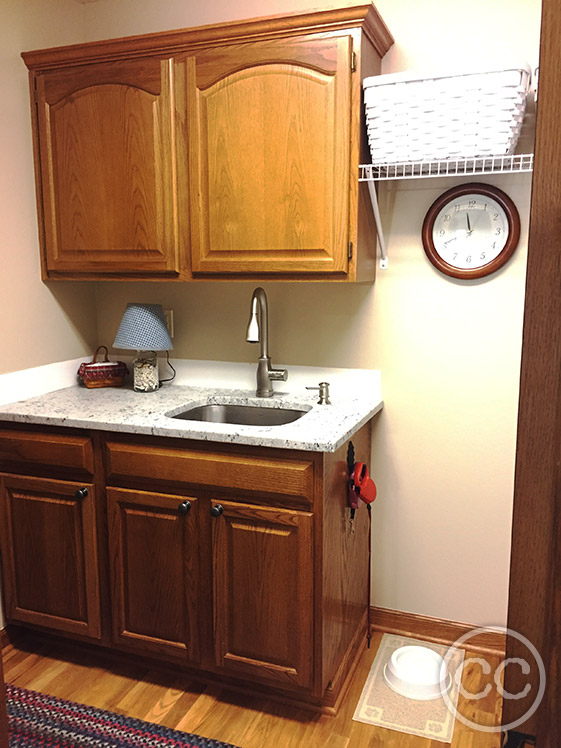 Kitchen painted with Classic Cupboards Paint. Visit www.classiccupboardspaint.com for more details.