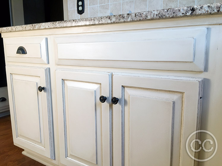 Kitchen painted with Classic Cupboards Paint. Visit www.classiccupboardspaint.com for more details.