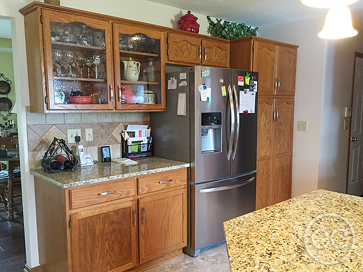 Kitchen painted with Classic Cupboards Paint. Visit www.classiccupboardspaint.com for more details.