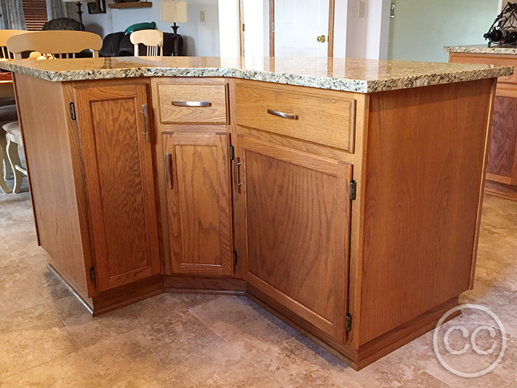 Kitchen painted with Classic Cupboards Paint. Visit www.classiccupboardspaint.com for more details.