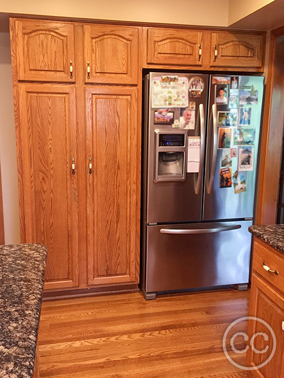 Kitchen painted with Classic Cupboards Paint. Visit www.classiccupboardspaint.com for more details.