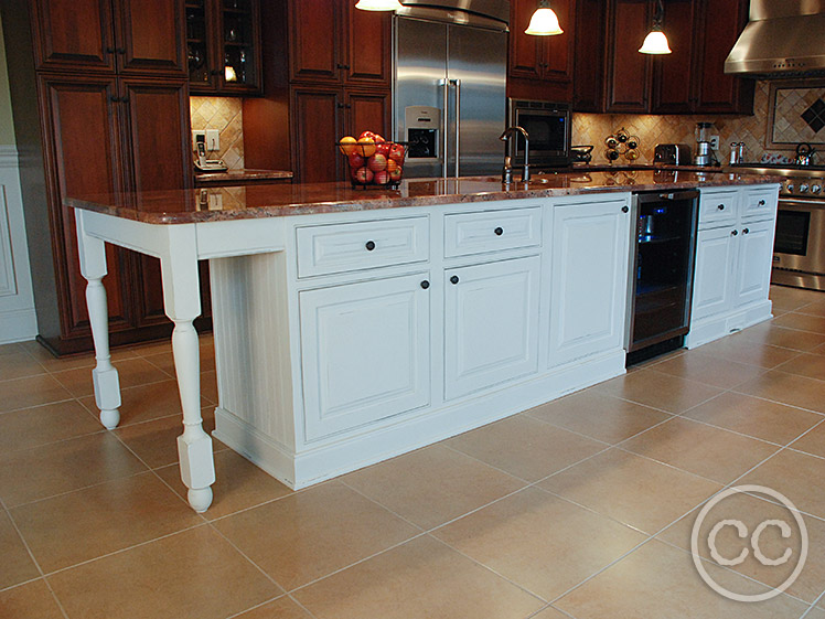 Kitchen painted with Classic Cupboards Paint. Visit www.classiccupboardspaint.com for more details.