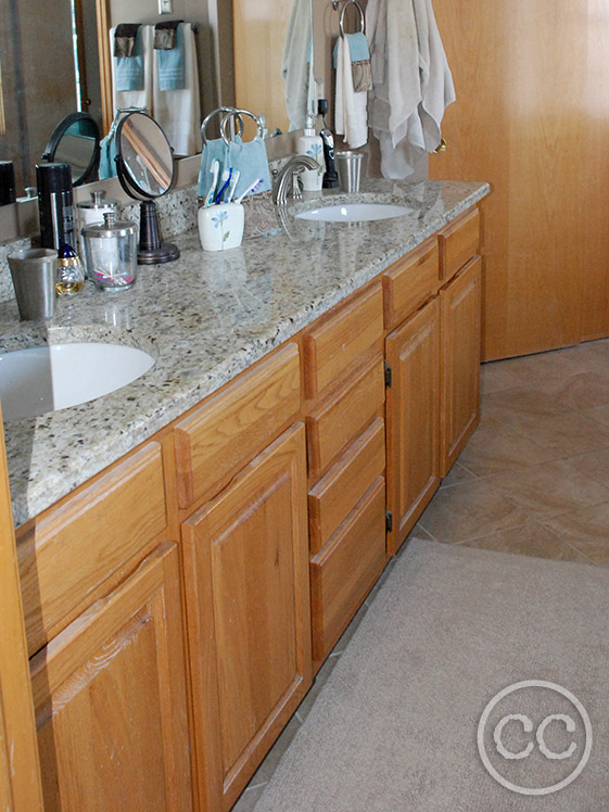 Kitchen painted with Classic Cupboards Paint. Visit www.classiccupboardspaint.com for more details.