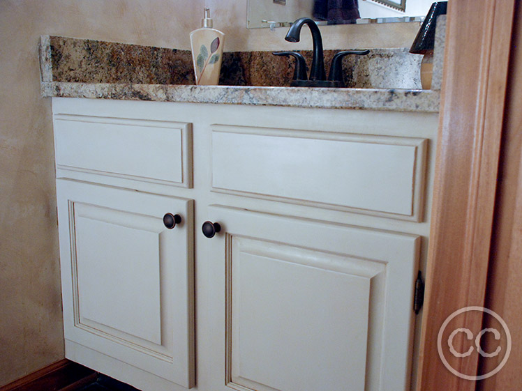 Kitchen painted with Classic Cupboards Paint. Visit www.classiccupboardspaint.com for more details.