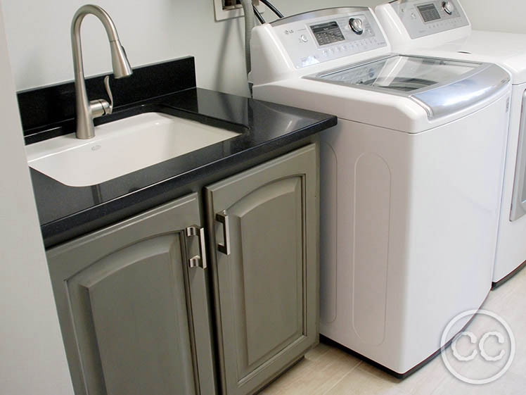 Kitchen painted with Classic Cupboards Paint. Visit www.classiccupboardspaint.com for more details.