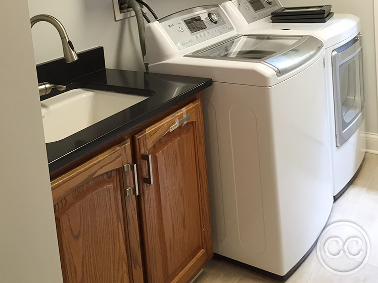 Kitchen painted with Classic Cupboards Paint. Visit www.classiccupboardspaint.com for more details.