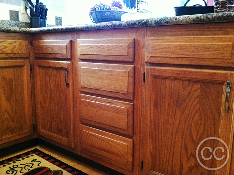 Kitchen painted with Classic Cupboards Paint. Visit www.classiccupboardspaint.com for more details.