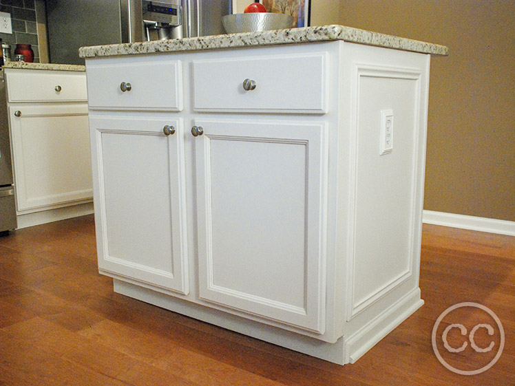 Kitchen painted with Classic Cupboards Paint. Visit www.classiccupboardspaint.com for more details.