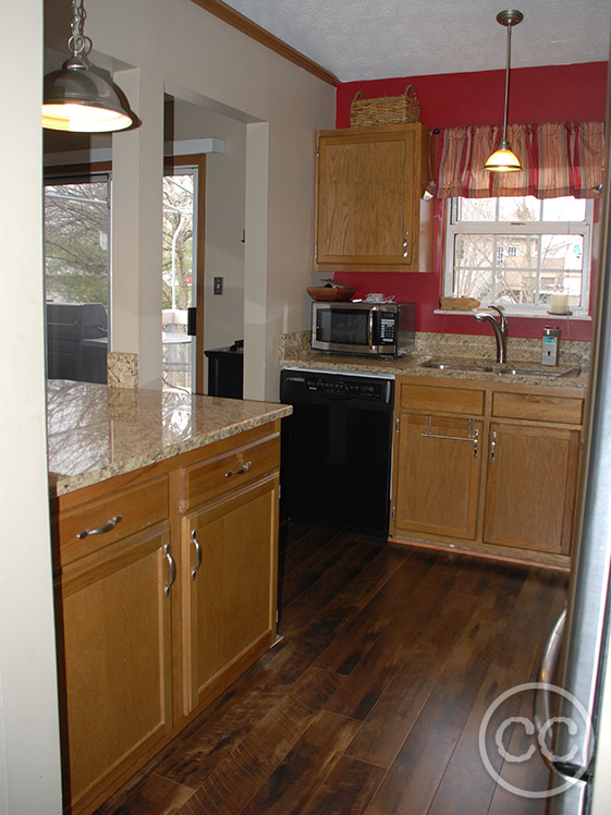 Kitchen painted with Classic Cupboards Paint. Visit www.classiccupboardspaint.com for more details.