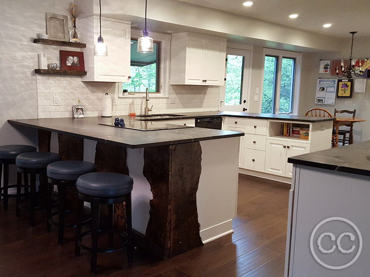 Kitchen painted with Classic Cupboards Paint. Visit www.classiccupboardspaint.com for more details.